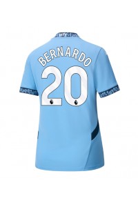 Manchester City Bernardo Silva #20 Fotballdrakt Hjemme Klær Dame 2024-25 Korte ermer